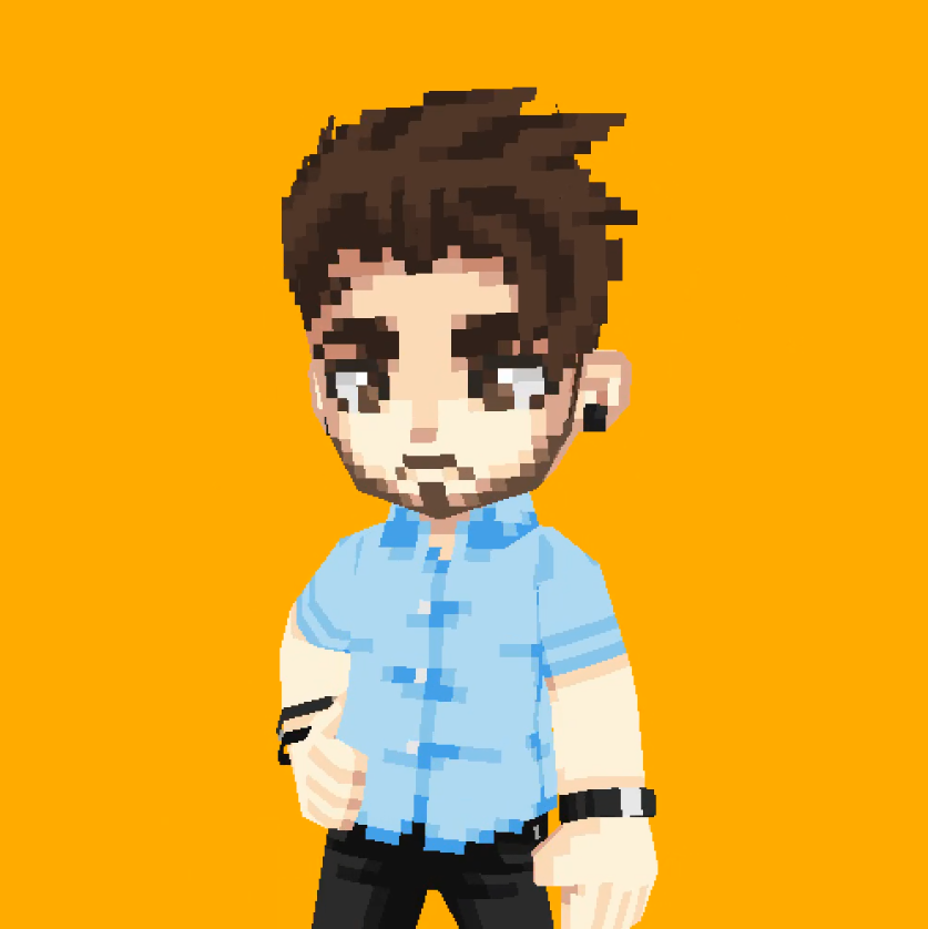 Lowpoly pixel art