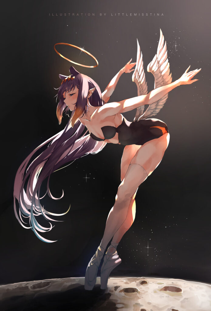 Let us dance on the moon
