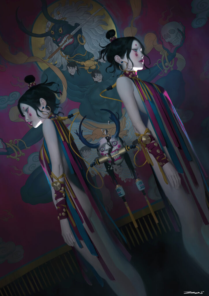Divided 一半