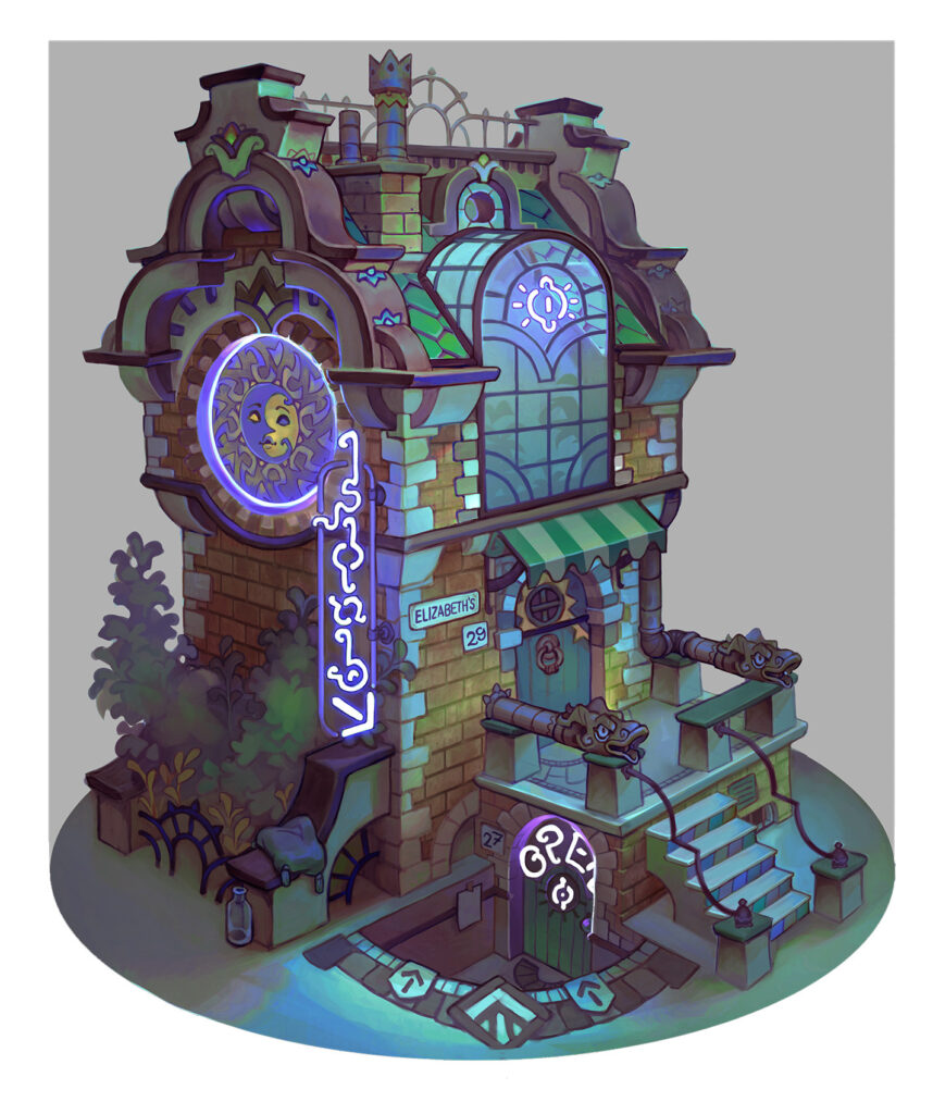 Neon eye - personal piece