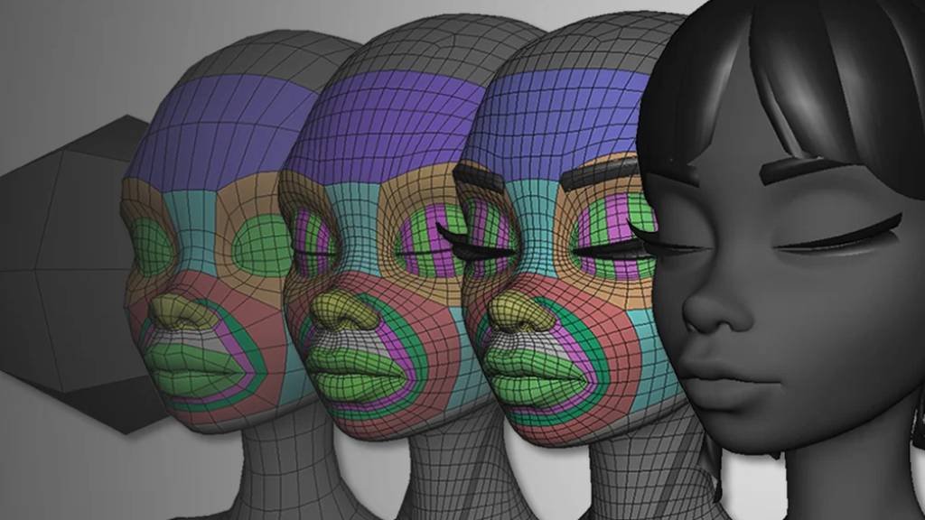 Facial Modeling Timelapse
