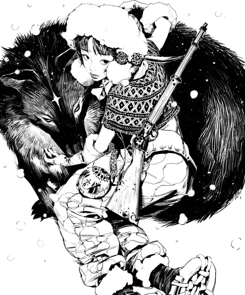 [Wolf and girl]