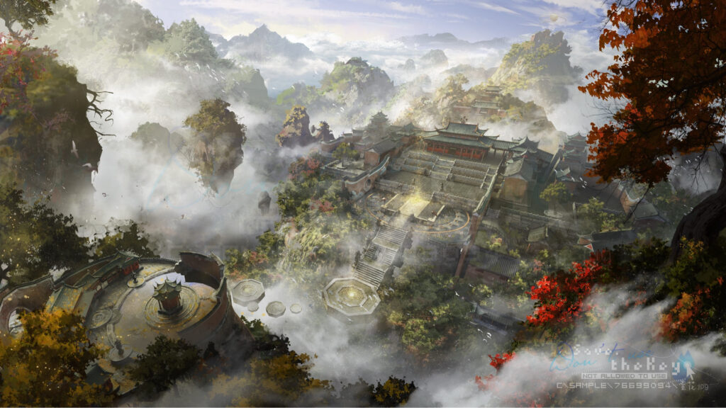 Temple in forest
