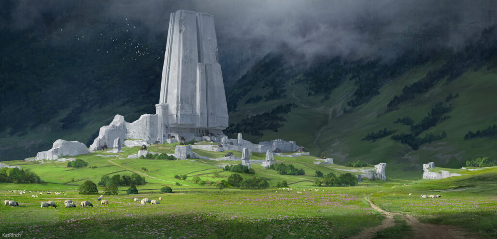 Distant Village