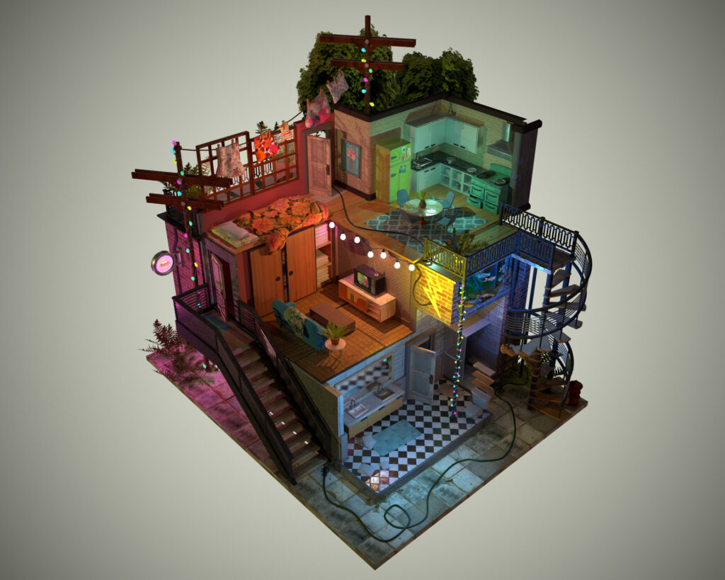 Isometric Apartment