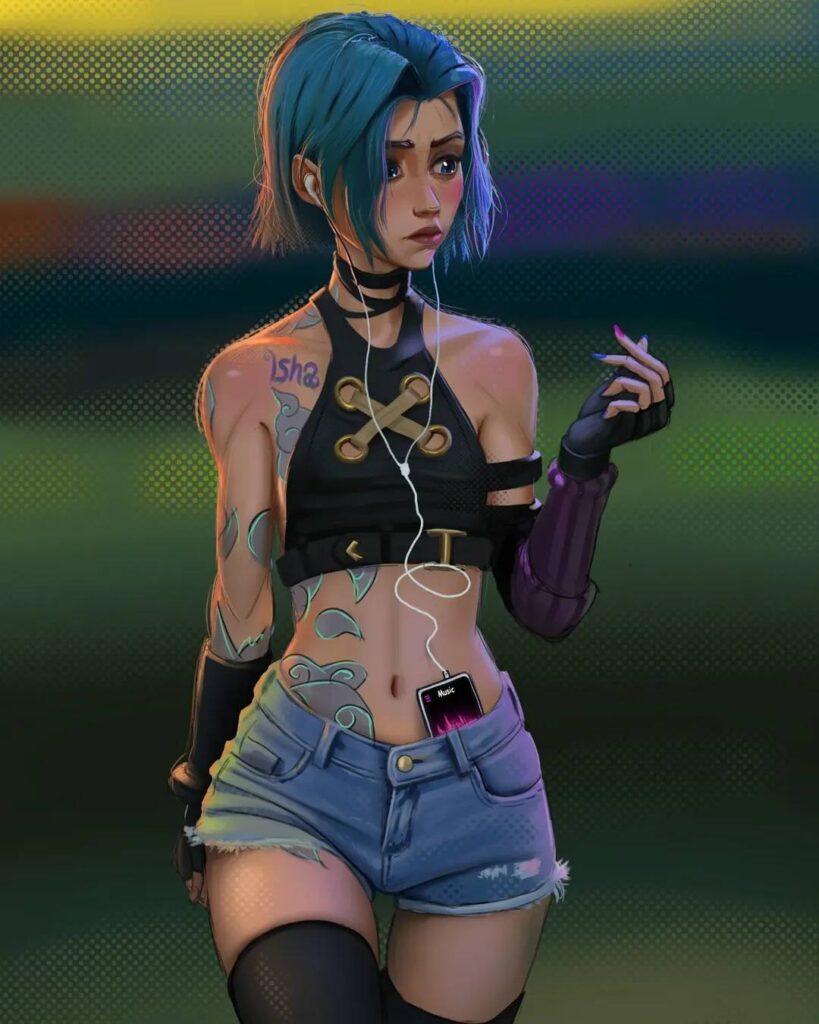 Jinx short hair