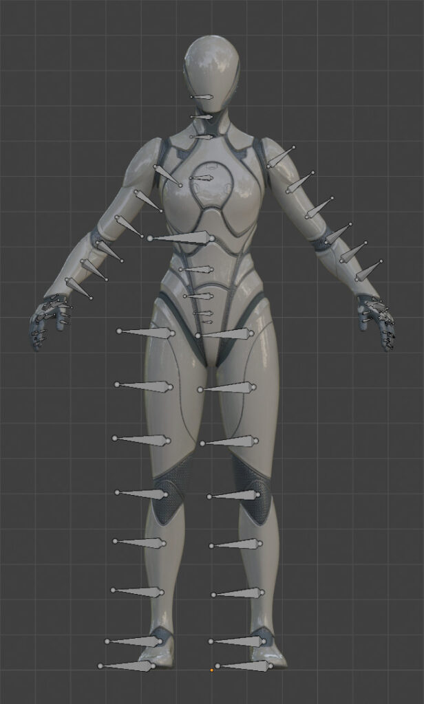 UE5 character bones